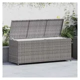 furnicato Garten-Auflagenbox 150 x 50 x 60 cm Grau