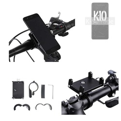 K-S-Trade für Oppo K10 Pro Smartphone-Halterung, (Handyhalterung das Fahrrad Halter Lenkstange Fahrradhalterung) schwarz