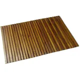 vidaXL Badematte Akazienholz Braun 80 x 50 cm