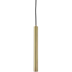 Norr11 Pipe One LED Pendelleuchte, messing / schwarz