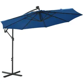 vidaXL Ampelschirm Ø 300 cm Azurblau