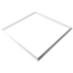 DOTLUX Einbaurahmen für LED-Panel 620x620 mm für Trockenbaudecke, pulverbeschichtet, weiß mit Clips