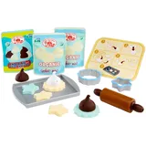 Little Tikes Creative Chefs Cookie Kit - Mit Speziellem Make-It! Mix Spielsand, 11 Zubehörteilen, Realistisches Rollenspiel-Keks-Backset, für Jungen und Mädchen ab 3 Jahren