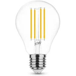 Aigostar Dimmbare 8 Watt E27 Filament LED Leuchtmittel Birnen  A60 E27 Neutralweiß 4000K