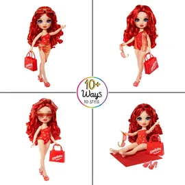 MGA Entertainment Rainbow High Swim & Style Fashion Doll- Ruby (Red) 28 cm