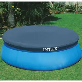 Intex Poolabdeckung blau Ø 396 cm