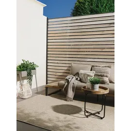benuta Outdoorteppich, Taupe, Kunststoff, Rechteckig, 300x400 cm wasserabweisend, Teppiche & Böden, Teppiche, Outdoorteppiche