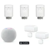 Eve Thermo - Smartes Heizkörperthermostat 2er Pack mit HomePod mini+
