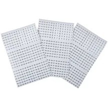 Gardner Bender 42-029 Pocket Wire Marker Booklet, weiß