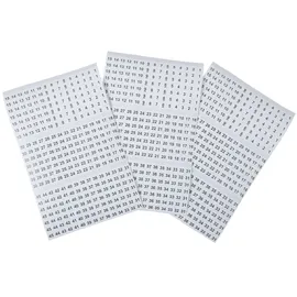 Gardner Bender 42-029 Pocket Wire Marker Booklet, weiß