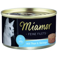 Miamor Feine Filets Thunfisch & Shrimps 24 x 100