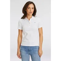 Tommy Hilfiger 1985 Slim Fit Kurzarm-poloshirt Th Optic White