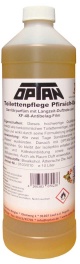 OPTAN Toilettenpflege, Pfirsichduft, Sanitärparfüm mit Langzeit-Duftnote, 1 Liter - Flasche