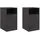 vidaXL Nachtschrank 2 Stk. 34,5 x 39 x 62 cm Schwarz