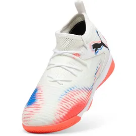 Puma Future 8 Match IT + Mid Jr PUMA white-puma black-glowing red 36