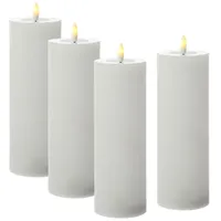 441 LED Kerzenset LINA 20 cm 4 St. weiß