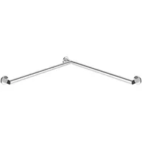 Hewi System 900 Duschhandlauf Edelstahl verchromt 765 x 475 mm links