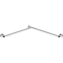 Hewi System 900 Duschhandlauf Edelstahl verchromt 765 x 475 mm links