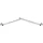 Hewi System 900 Duschhandlauf Edelstahl verchromt 765 x 475 mm links