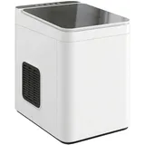 Homcom Eiswürfelmaschine, 12 kg 24 Std., 9 Eiswürfel in 7 Minuten, 2 Größen - Trinken, Barausstattung