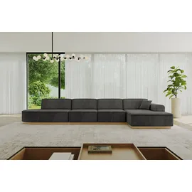 altdecor Ecksofa Ottomane Rechts IREA-L3-v2 412x165x80 cm Ecru