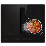 Klarstein Chef-Fusion Down Air System Induktionsherd + Abzugshaube 60cm 600 m3/h Abluftleistung EEC A