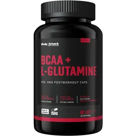 Body Attack BCAA L-Glutamin Kapseln 180 Stück