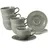 SELTMANN WEIDEN Beat Color Glaze Milchkaffeetasse 0,35 l Perlgrau 6 St.