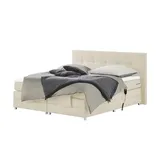 U N O Sports uno Motor-Boxspringbett Manolo ¦ creme ¦ Maße (cm): B: 202 H: 112