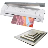 Olympia A 350 Combo 4 in 1 Laminiergerät DIN A3 im Set mit 100 Laminierfolien und Hebelschneider