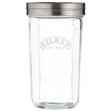 Kilner Siebglas-Set 0,5 Liter Vorratsglas mit Siebeinsatz