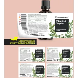 Natural Elements Vitamin A Tropfen 50 ml