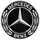 Mercedes-Benz Nabendeckel Stern schwarz matt