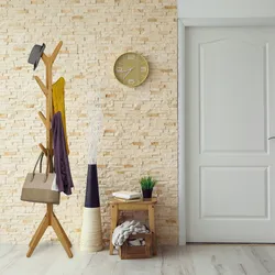 Relaxdays Garderobenständer Bambus, Jackenständer mit 8 Haken, HBT 181,5 x 53 x 53 cm, Standgarderobe in Baumform, natur