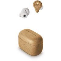 Energy Sistem Eco True Wireless Beech Wood Kopfhörer (Nachhaltiges Holz, kabelloses Laden, kompaktes Design, True Wireless, USB Typ C) - Buche