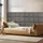 neu.haus Kissenbezug Carpino 30 x 30 cm Dunkelgrau