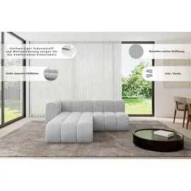 altdecor Ecksofa modulares Sofa Darnel-L1 - 205x177x70 cm Dunkelgrau
