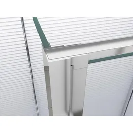 Glaszentrum Hagen 80x80x80x195cm Mille Duschkabine 8mm/6mm ESG Glas