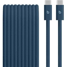 Beats USB-C zu USB-C umflochtenes Kabel 3m Turbo Blau