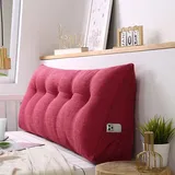 YWQJL Rückenkissen Sofa Groß Hoch Keilkissen Bett Kopfteil Beine Knie Lesekissen Für Bett Keilkissen Sofa Bürostuhl Auto Stuhl Sofakissen Mit Füllung Und Bezug Lesekissen,#5-150x20x50cm