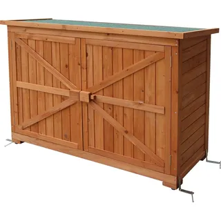 MCombo Gartenschrank 1280 1280 x 80 x 180 cm Braun