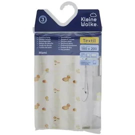 KLEINE WOLKE Duschvorhang Miami 180 x 200 cm beige