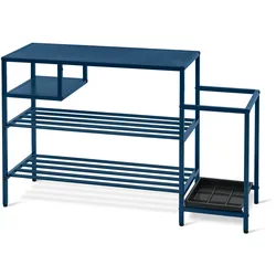 Tchibo - Aufbewahrungsregal - 95,5x30,5x59cm - schwarz - Metall / Polypropylen