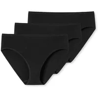 SCHIESSER Slip 3er Pack Schwarz 42