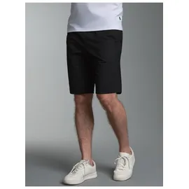 TRIGEMA Jerseyhose "TRIGEMA Bermuda aus Single-Jersey", Herren, Gr. L, Normalgrößen, schwarz, Single Jersey, 100% Baumwolle, Hosen Jerseyhose