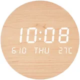 Kreative Led-wanduhr ‚Äì Für Wohnzimmer, Schlafzimmer Und Andere Räume ‚Äì Schlichter Skandinavischer Stil: Ein Ideales Accessoire Für Einen Bewussten Lebensstil