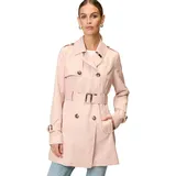 Zero Trenchcoat mit Bindegürtel in rose parfait, | Gr.: 38