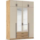 Rauch Wäscheschrank GAMMA 181 x 248 x 54 cm Eiche artisan/Champagner