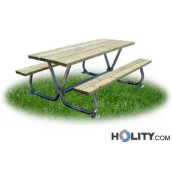 Set Picknicktisch mit Banken fur Park und mehr h28744