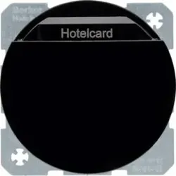 Berker 16402045 Relais-Schalter Hotelcard, R.x, schwarz